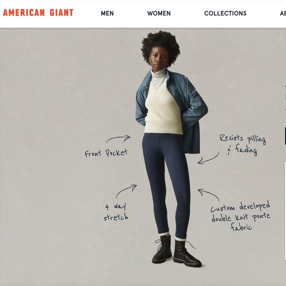 American Giant No BS Pant -Size 10 - Picture 1 of 6